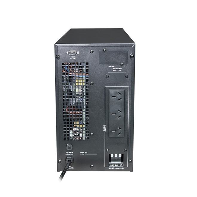 经检查无短路，最后连上，布线规范应,3kva ups电源